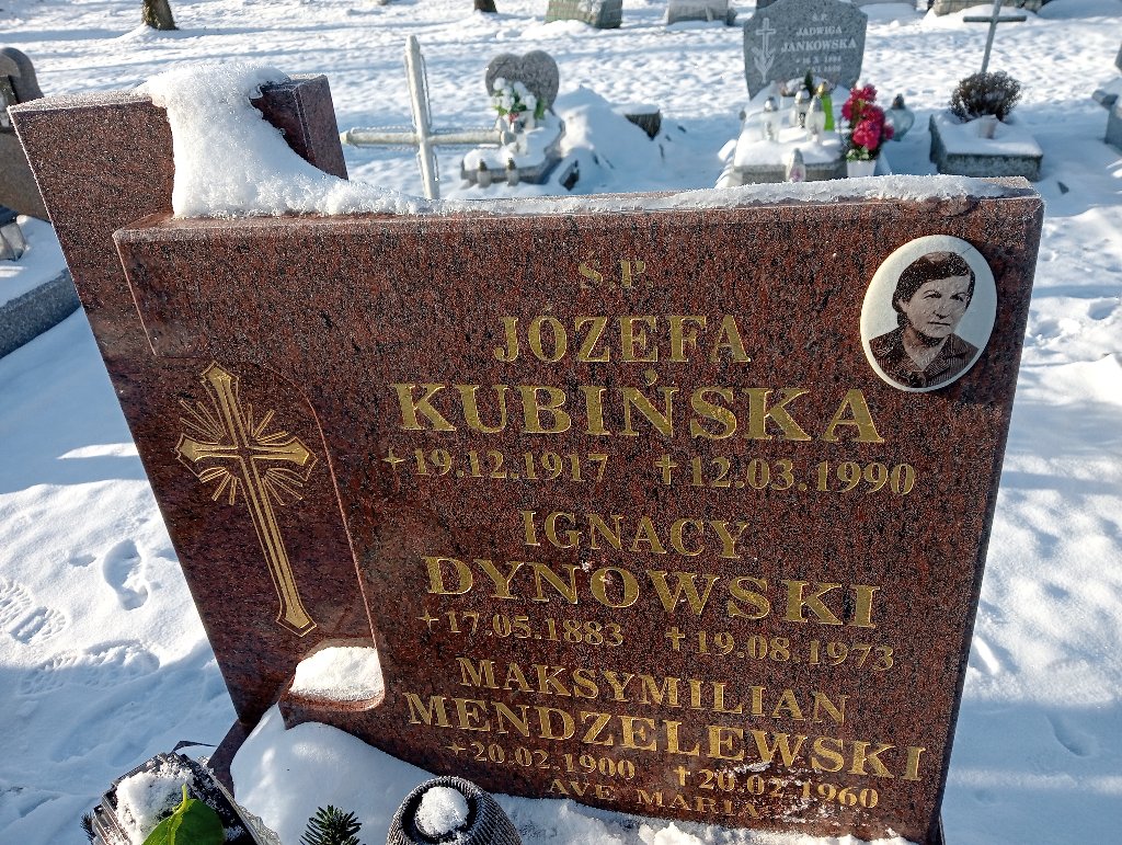 Józefa Kubińska 1917 Widuchowa - Grobonet - Wyszukiwarka osób pochowanych