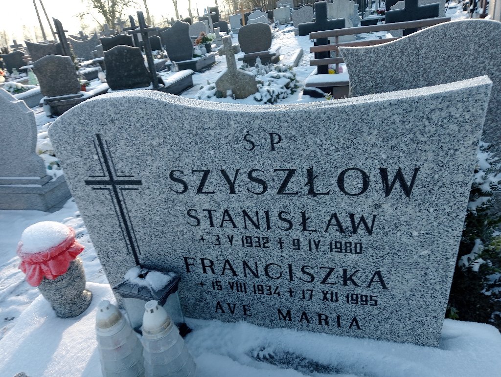 Franciszka Szyszłow 1934 Widuchowa - Grobonet - Wyszukiwarka osób pochowanych