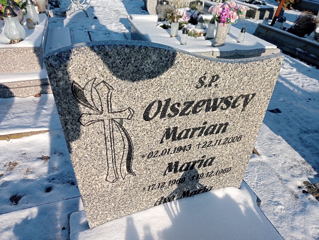 Maria Olszewski 1960 Widuchowa - Grobonet - Wyszukiwarka osób pochowanych