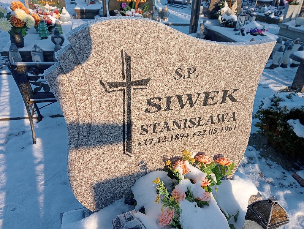 Stanisława Siwek 1894 Widuchowa - Grobonet - Wyszukiwarka osób pochowanych