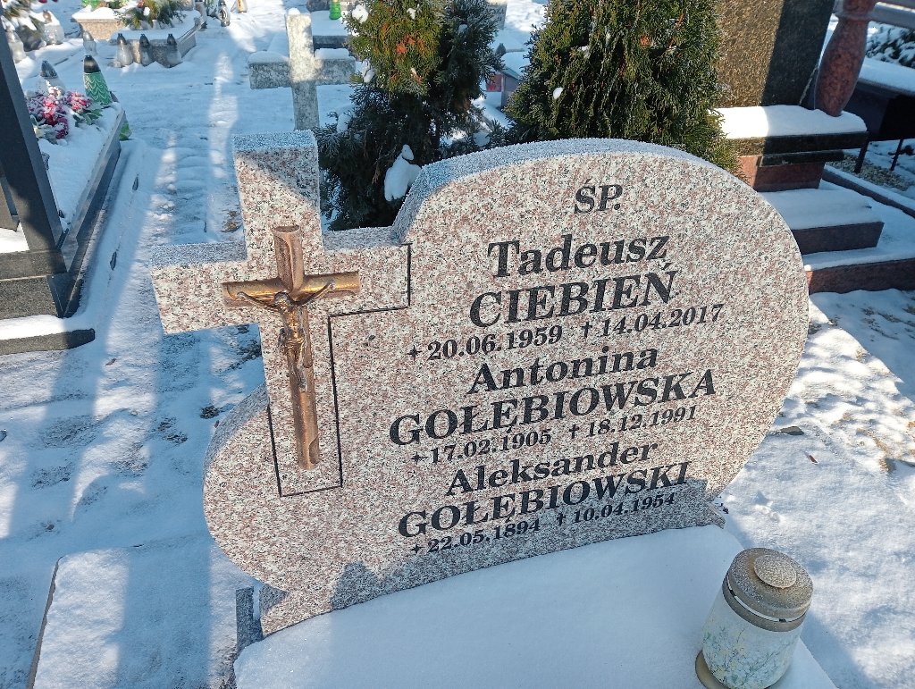 Antonina Gołębiowska 1905 Widuchowa - Grobonet - Wyszukiwarka osób pochowanych