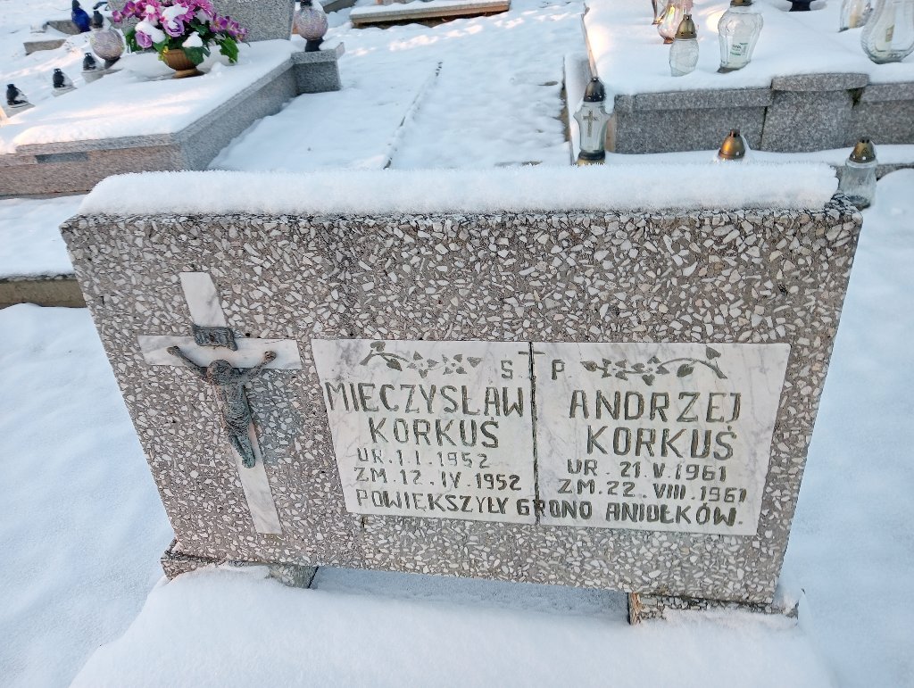 Andrzej Korkuś 1961 Widuchowa - Grobonet - Wyszukiwarka osób pochowanych