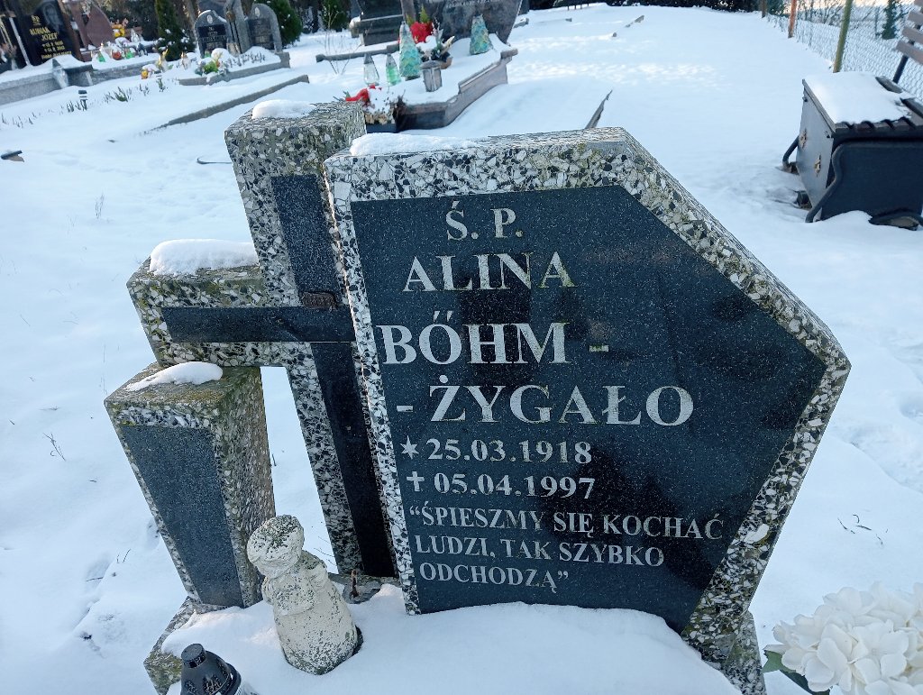 Alina Żygało 1918 Widuchowa - Grobonet - Wyszukiwarka osób pochowanych