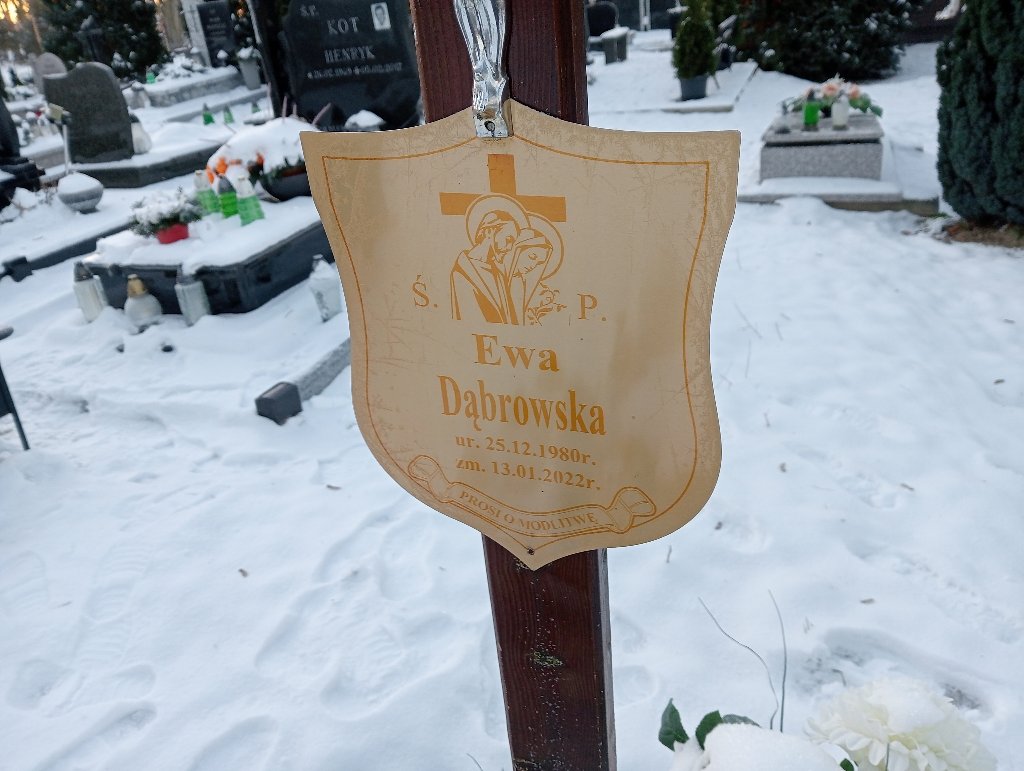 Ewa Dąbrowska 1980 Widuchowa - Grobonet - Wyszukiwarka osób pochowanych